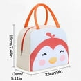 thumbnail image 3 of Dmlowu Lunch Bag 8x9" Insulated Lunch Box for Women Lightweight Lunch Box for Men Durability Cooler Lunch Tote Bag for Home Office School Supplies, 3 of 4