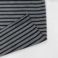 thumbnail image 6 of PNTUTB Summer Men's Striped Casual Half Buttoned Round Neck Pullover Short Sleeve Comfortable Tops, 6 of 6