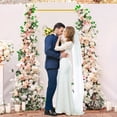 thumbnail image 3 of Marco robusto Wedding Arch Wokceer de metal dorado de 200 x 122 cm, 3 of 6