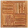thumbnail image 2 of Tablero de mesa VidaXL cuadrado de madera maciza de teca maciza de 90 x 90 x 2,5 cm, rústico, 2 of 7
