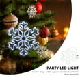 thumbnail image 4 of Shisuyan 1Pc Snowflake Lights Projector Decorative Lighting White Plastic Christmas Home Decor, 4 of 8
