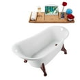 thumbnail image 2 of 59" Streamline N1100BL-IN-BL Clawfoot Tub and Tray With Internal Drain, 2 of 7