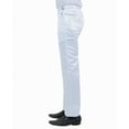 thumbnail image 2 of Mens Tuxedo Satin Dress Pants, Shiny Open Bottom Trousers For Graduations, Prom, Weddings, Etc, 2 of 3