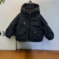 thumbnail image 2 of LWNYDPLSD Boys Black Jacket 12 Month Winter Coat Boys Jackets Size 14-16 Toddler Snowsuit Boy Long Sleeve Shirt Baby Winter Suit 12-18 Months Junior, Black 11-12 Years, 2 of 6