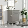 thumbnail image 2 of Eviva Elitist 24 Gray Bathroom Vanity, 2 of 5