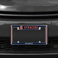 thumbnail image 3 of Syracuse NCAA Orange (Set of 2) Chrome Metal License Plate Frames with Bold Full Frame Design, 3 of 6
