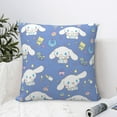 thumbnail image 2 of Cinnamoroll Throw Pillow Cover Decoration Pillow Case Cushion for Home Sofa Couch 24"x24", 2 of 7
