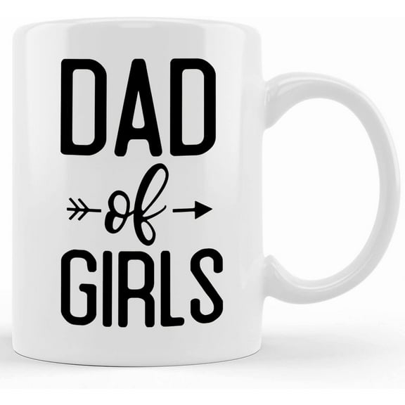 Personalized Girl Dad Mug, Personalized Dad Of Girls Mug With Names Of Daughters, Dad With Daughters, Father's Day Gift From Daughters, Dad Birthday, Father’s Day Mug, Gifts For Dad, Unique Fathers D