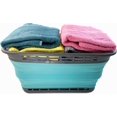 thumbnail image 5 of HOMEZY-US 42L (11 Galloons) Collapsible Plastic Laundry Basket - Foldable Up Storage Container/Organizer - Portable Washing Tub - Space Saving Hamper/Basket[BPA Free], 5 of 13
