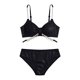 thumbnail image 4 of Trajes de baño para mujer, conjunto de bikini con cordones de color sólido, informal y a la moda para mujer, trajes de baño para mujer, trajes de baño para mujer, trajes de baño de moda playera para m, 4 of 5