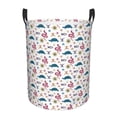 thumbnail image 2 of Goofa Sea Turtle Printed Circular Hamper,Laundry Basket with Handles,Storage Baskets Foldable,Large Capacity Laundry Hamper-Small, 2 of 8