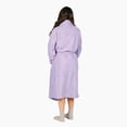thumbnail image 5 of Tirrinia Women's Plush Soft Robe, Fluffy, Warm, and Fleece Sherpa Shaggy Bathrobe for Ultimate Comfort, Machine Washable, Medium Size, Purple, 5 of 7