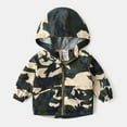 thumbnail image 2 of Maxcozy Kids & Toddler Boys Hoodie Zipper Jackets Windbreakers Coats Sweatshirts (Camouflage, 2-3 Years), 2 of 8