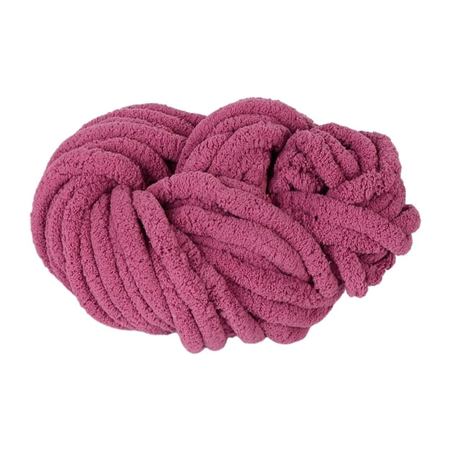 Hilo Grueso de Chenilla Lavable Sunnimix Color Violeta