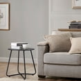 thumbnail image 6 of danpinera Outdoor Patio Side Table, Small Round Metal End Table,Weather Resistant Accent Table for Outside - Black, 6 of 9