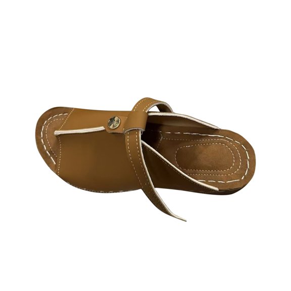 Kinrui Women's Strappy Sandals Women's Fashion Casual Summer New Style Fish Mouth Thick Bottom Buckle Strap Sandals Flat Bottom Open Toe Sandals