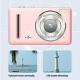 thumbnail image 6 of ROLKFUK Digital Camera-HD 1080p/720p 64MP Night Vision,Pocket Mini Point-and-Shoot Vlogging Camera,Small Video Recorder with Memory Card,SD Card,USB C Adapter-for Gifts,on Save, 6 of 9