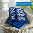 thumbnail image 2 of McKesson Slipper Socks, Non-Slip Grip Hospital Socks - Blue, Size XL, 48 Pairs, 2 of 11