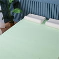 thumbnail image 7 of 1.5 inch Memory Foam Mattress Topper Full Bed, Breathable and Odorfree Mattress Topper for Sofa Bed for Pressure Relief Back Pain, Egg Crate Design, 74 * 52.5 in Green, 7 of 7