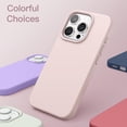 thumbnail image 6 of JETech Silicone Case for iPhone 15 Pro 6.1-Inch, Silky-Soft Touch Full-Body Protective Phone Case, Shockproof Cover (Light Pink), 6 of 6