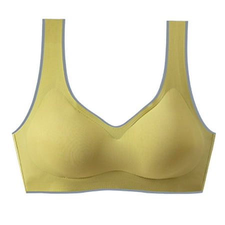 

Levmjia Women s Bras Plus Size Clearance Woman s Comfortable Onepiece Sports Breathable Bra Underwear No Rims
