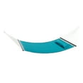 thumbnail image 2 of (2 pack) Mainstays Teal Quilted Double Hammock with Pillow, Green Color, Material Polyester, Tree Hammock, 2 of 6