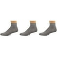thumbnail image 1 of Sierra Socks Men's Bamboo No Show Seamless Toe Socks 3 Pair Pack, 1 of 1