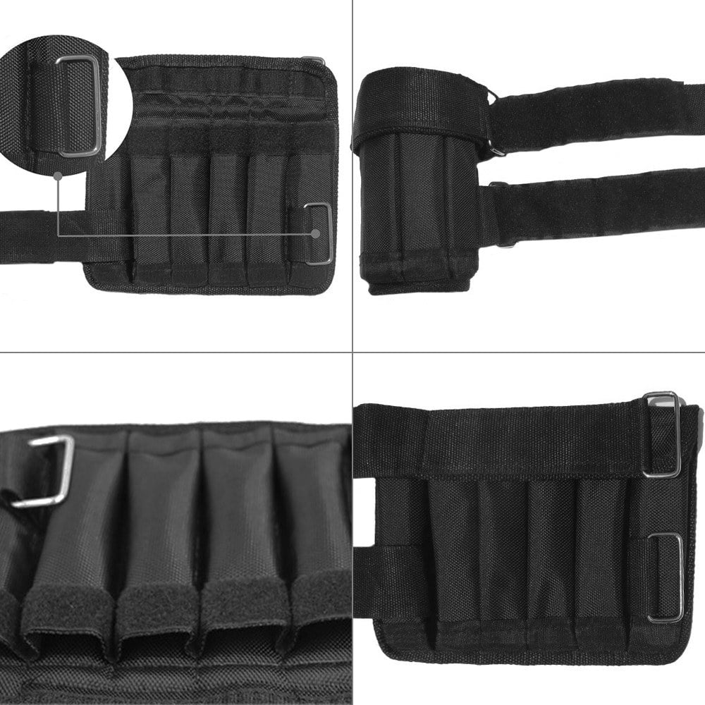 Adjustable Wrist Ankle Weights 5kg 10kg 2 Pack for Strength Training