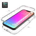 thumbnail image 3 of Feishell Gradient Clear Case for iPhone 14 Pro Max (6.7 inch),Dual Layer Hybrid 2-In-1 PC + TPU Transparent Anti-Scratch Shockproof Lightweight Slim Phone Case for iPhone 14 Pro Max,Purple, 3 of 6