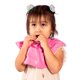 thumbnail image 4 of Babero con Olanes Masho, Impermeable y Cierre Velcro rosa Unitalla Masho Baberos Impermeables, 4 of 5