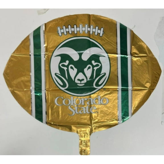 18" COLORADO STATE RAMS Football Balloon  Party Supplies Decorations Foil Mylar Balloon