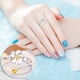 thumbnail image 5 of Anillos para mujer, regalos para mujer, flores para mujer, compromiso, boda, joyería, accesorios, anillo para mujer y niña., 5 of 5