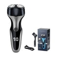 thumbnail image 2 of Rasoir Électrique pour Hommes, Rasoir Portable Rechargeable USB, Étanche IPX7 Utilisation Humide et Sèche, Rasage Précis Insensible, Facile à Nettoyer, Adapté pour Voyage Camping d'Affaires, 2 of 6