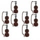 thumbnail image 3 of 8 juegos de mini violines navideños, modelo de violín, instrumento de escritorio, adorno, 3 of 5