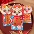 thumbnail image 4 of YAOMOBB Enveloppes Cadeaux Chinoises Enveloppes Rouges Design de Dessin Animé pour Festival de Printemps Enveloppes Porte-Bonheur, 4 of 6