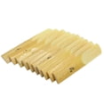 thumbnail image 1 of RENACLIPY 10Pcs Saxophone Reeds Beige Natural Material Fine Detail for Tenor Saxophone, 1 of 6