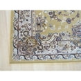 thumbnail image 4 of EORC Gold Traditional Oriental Tabriz Rug - 4'11" x 7'10" 9' x 12' Medallion 9' x 12' Indoor Living Room Rectangle Persian, 4 of 5