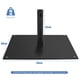 thumbnail image 3 of Costway Base Cuadrada para Sombrilla de Patio de 16 kg con 4 Almohadillas de Pie Ajustables para Postes de 4 y 5 cm Negro, 3 of 10