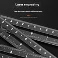 thumbnail image 2 of 6 Fold Angles Measuring Ruler Template Tool Portable Construction Angles Ruler, 2 of 7