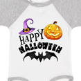 thumbnail image 4 of Inktastic Happy Halloween Bat, Witch Hat, Jack O Lantern Boys or Girls Baby Bodysuit, 4 of 5