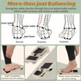 thumbnail image 3 of Ankle Foot Strengthener Stretcher Wood Wobble Board, 3 of 5