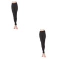 thumbnail image 3 of Qarigey Women Leggings Underwear Soft Elastic Comfortable Sleepwear Johns Long Pants Warm Baselayer Trousers Spring Bottoming uno 2Conjunto, 3 of 6