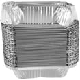 thumbnail image 4 of 50 Uds. Bandejas para hornear de papel de aluminio, bandejas desechables de papel de aluminio para llevar, bandejas para hornear pasteles, 4 of 6
