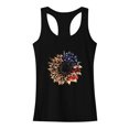 thumbnail image 4 of Dyegold 4th Of July Tank Tops For Women Summer Sleeveless American Flag Shirt Loose Casual Patriotic Graphic Tee Tops Tshirt, 4 of 4