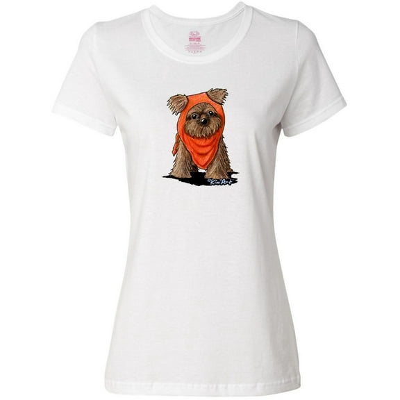 Inktastic Brussels Griffon In Scarf Women's T-Shirt