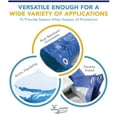 thumbnail image 3 of Moose Supply 5 Mil Waterproof Blue Poly Tarp Covers with Grommets, 30' x 50', 3 of 8