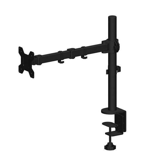 Support pour moniteur CJ Tech de bureau simple de 13 à 27 pouces - Noir