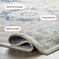 thumbnail image 3 of nuLOOM Verona Vintage Persian Area Rug, 4', Round, Verona Blue, 3 of 11