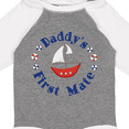 thumbnail image 4 of Inktastic Daddy's First Mate Boys or Girls Long Sleeve Baby Bodysuit, 4 of 5