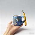 thumbnail image 2 of Naiovety Tazas de café con asa para carrete de pesca, ideales para pescar, fáciles de limpiar, regalo perfecto para padres y maridos. Juegos de servir café y té, 2 of 6